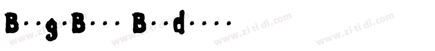 BoogyBrut Bold字体转换